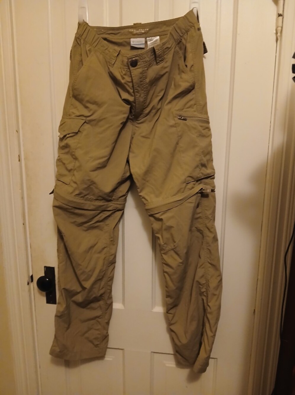 Men's Convertible Cargo Pants - Khaki 34 x 32